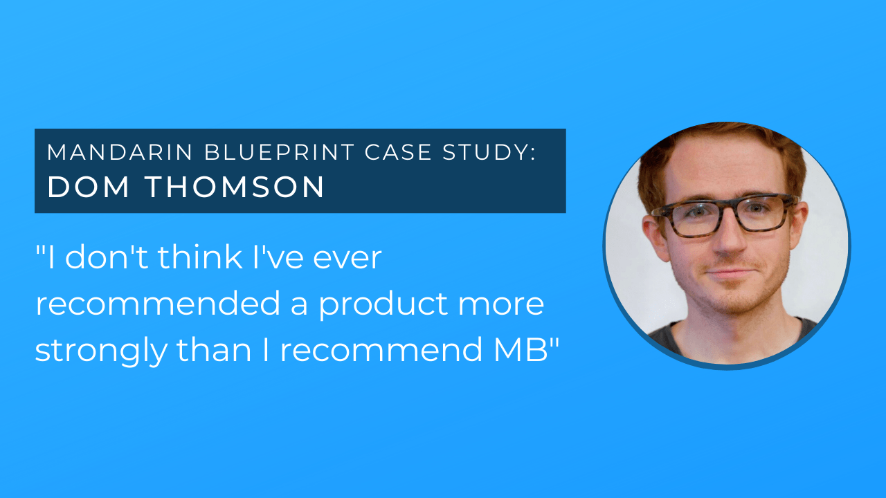 【CASE STUDY】Dom Loves Recommending MB